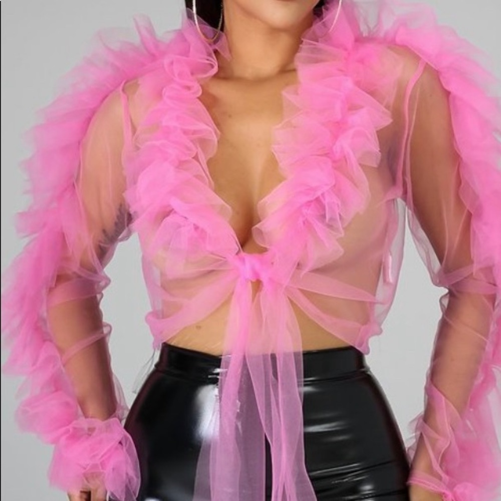 Pink Ruffle TruffleTop